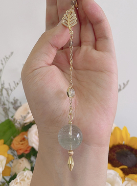 原创设计灵摆绿幽灵绿水晶男女