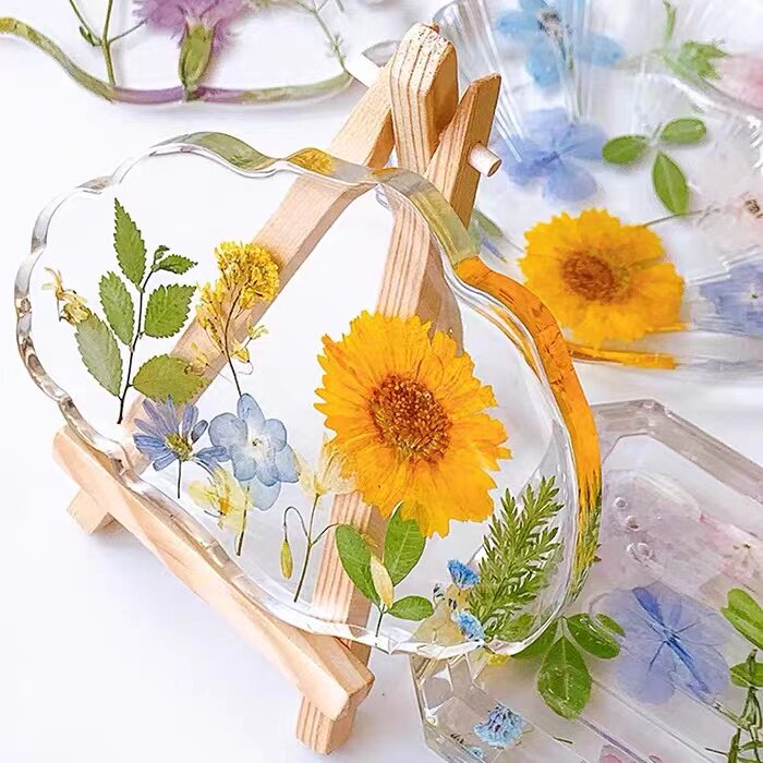 钻石水晶胶杯植物花束diy电子秤