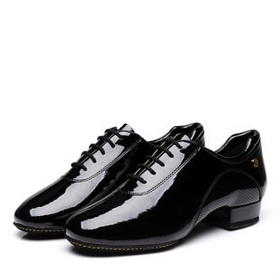 AG男摩登舞交易舞鞋专业竞技华尔兹国标拉丁跳舞鞋直板底练功鞋