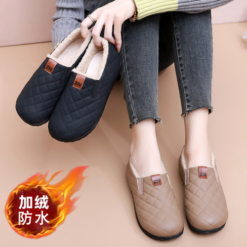 冬季老北京布鞋加绒加厚保暖