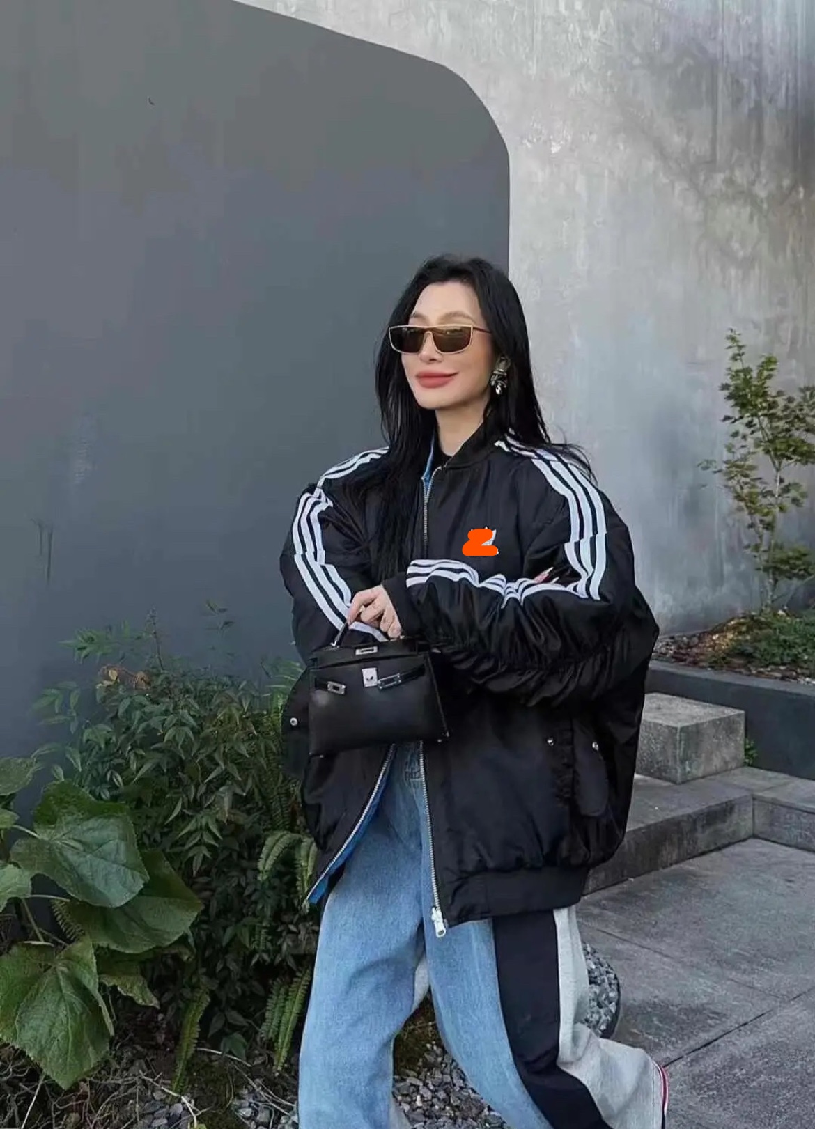 秋冬新款韩版时尚正反两面穿BF风刺绣字母棒球服加厚宽松夹克外套