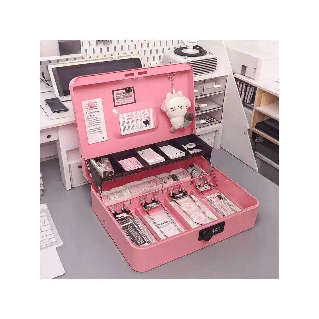 收银箱存钱罐桌面收纳盒大容量儿童家用带锁收纳盒储蓄盒桌面摆件,节庆用品/礼品,储蓄罐,淘宝优惠券,粉丝福利购,淘宝优惠卷