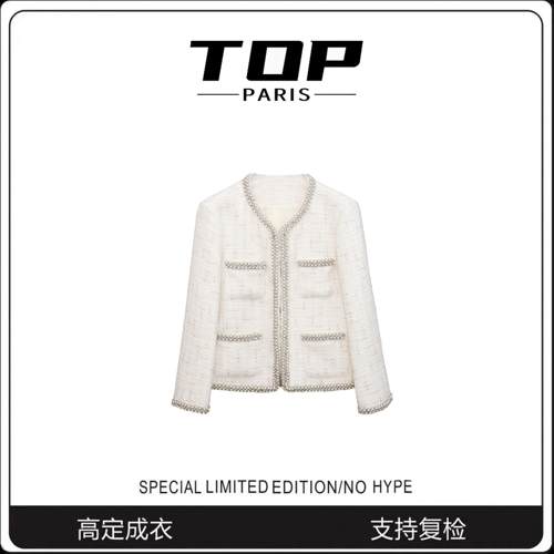 TOP法式小香风名媛短款上衣