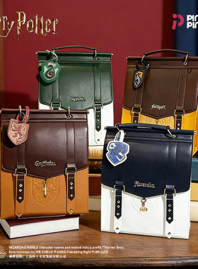 Pinky正版哈利波特双肩包斯莱特林大容量背包格兰芬多手提包礼物