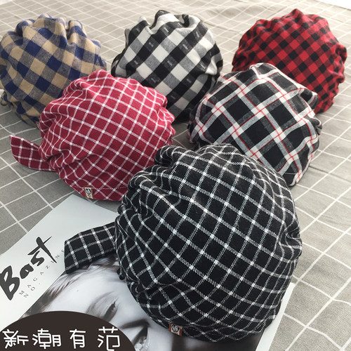 儿童春秋冬款韩版婴儿头巾帽帽子