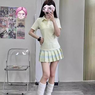 JK制服原创POLO衫 新款 爆款 夏季 女 日系学院风校供感短袖 上衣套装