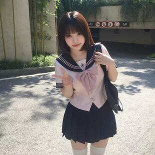 知半城原创正版日系水手服jk制服裙夏季短袖学院风全套装学生少女