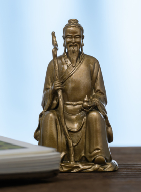 简修行黄铜药王孙思邈摆件