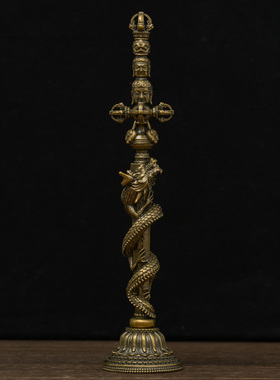 简修行黄铜复古家居摆件