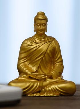 简修行释迦摩尼佛铜像摆件