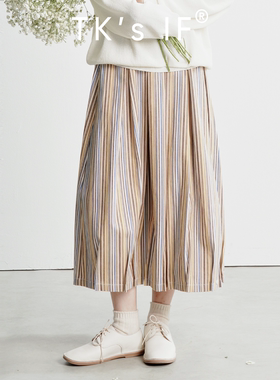 TK's IF【香川】日本进口80支纱棉防缩水花苞裙