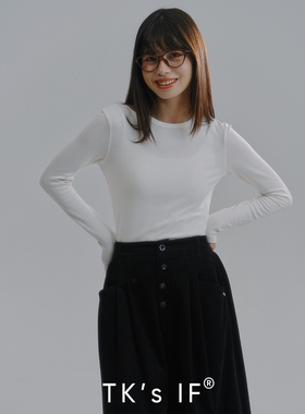 【片上Katagami】山羊绒混纺保暖随身长袖T恤