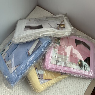 白菜价处理！外贸尾单60支贡缎四件套全棉纯棉缎条床单被套4件套