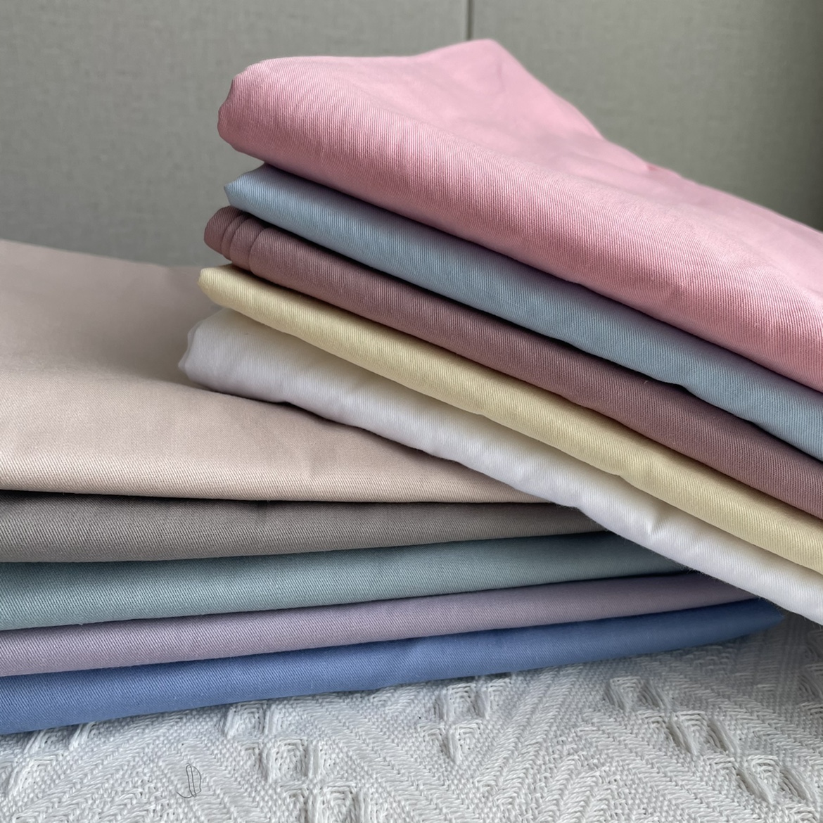 多色枕套外贸斜纹棉一对简约