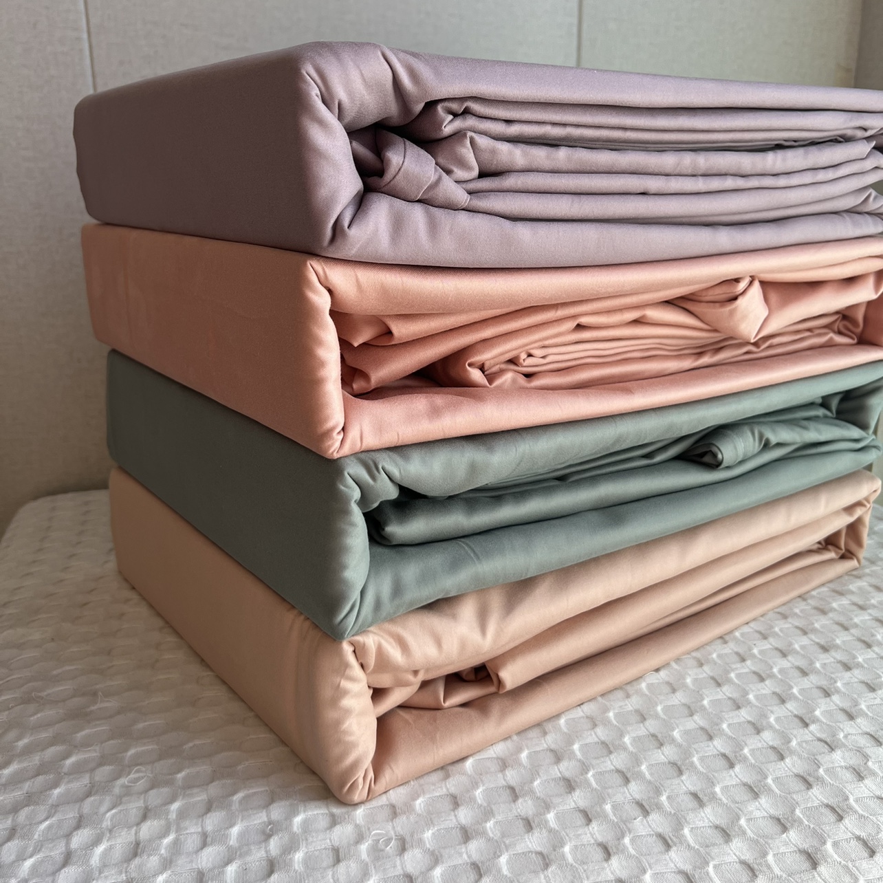 低于成本清仓！60%天丝+30%棉+10%艾草 外贸艾阳绒保暖磨毛四件套