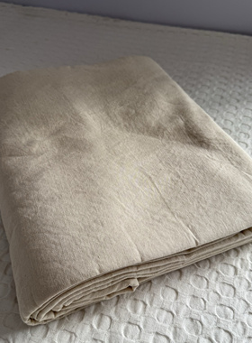 仅20条！卖完下架！麻友闭眼入 外贸剩余的酵素水洗过的汉麻床单