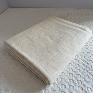45%棉 55%亚麻 外贸尾单棉麻床单单件双人睡单清仓 处理 特价