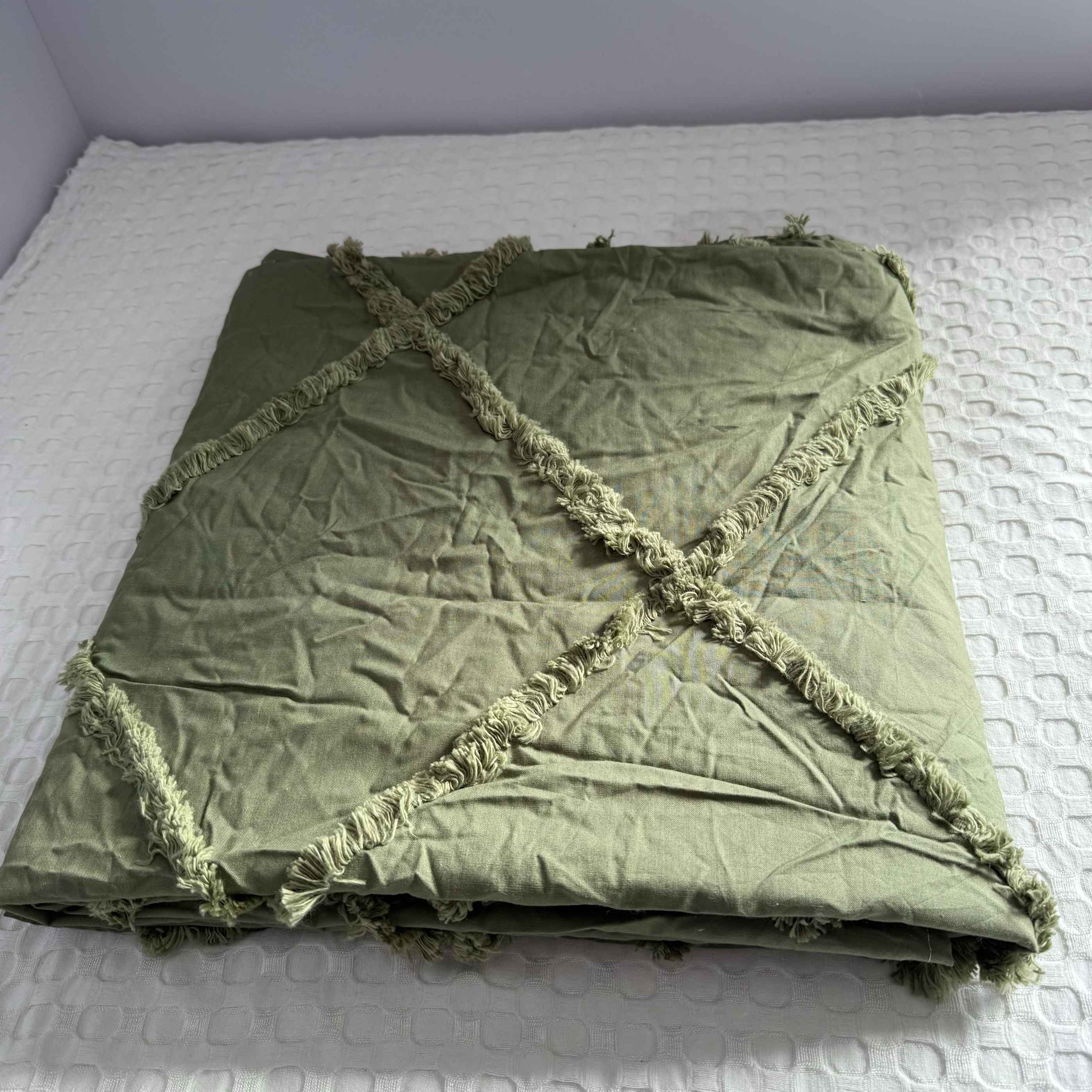 白菜价｜用途广｜外贸全棉面料做的可当盖毯、桌布、床单、沙发巾