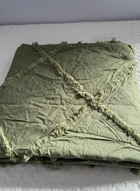 白菜价｜用途广｜外贸全棉面料做的可当盖毯、桌布、床单、沙发巾