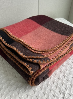 重磅福利！超gao性价比！外贸100%澳洲羊毛毯盖毯加厚沙发休闲毯
