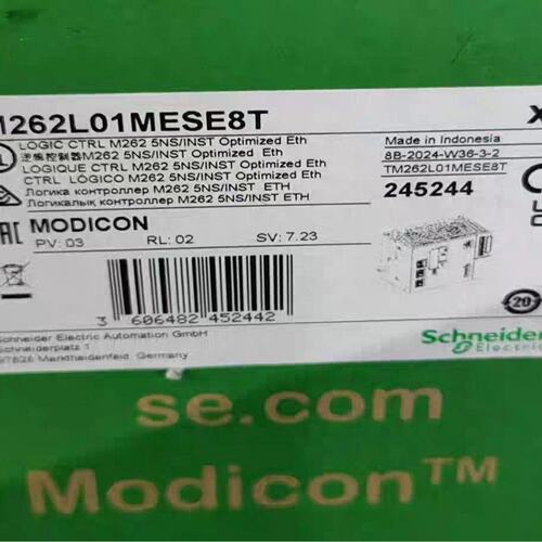 施耐德TM262L01MESE8T逻辑控制器，全新原装正品。议价
