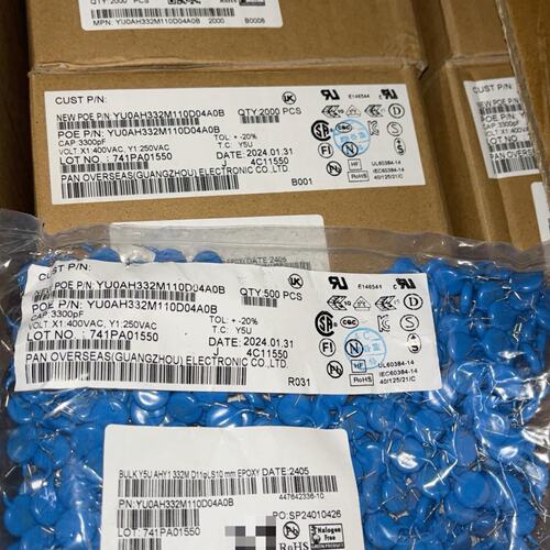 AH332M瓷片电容3300PFx1400Vy1议价