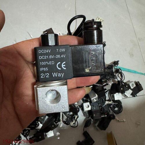 正品亚德客原装二位三通大流量真空电磁阀3V208N0实拍议价