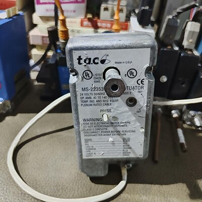 拆机美国TAC阀门执行器 MS-22353 气阀控制器成色漂议价