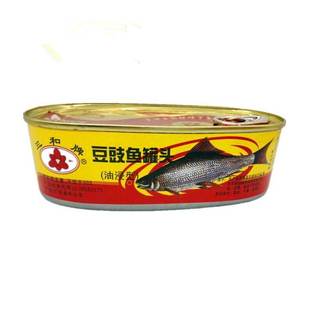 美味 户外方便即食鱼罐头 三和豆豉鱼罐头184g油浸型 1组5盒