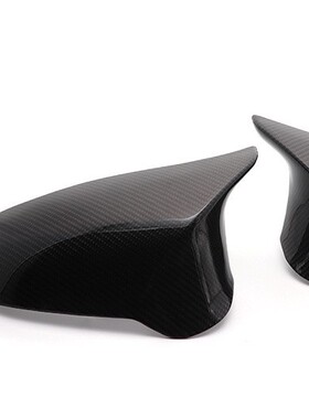 适用于宝马M3 F80 M4 F82 F83改装碳纤维后视镜壳左驾驶倒车镜罩