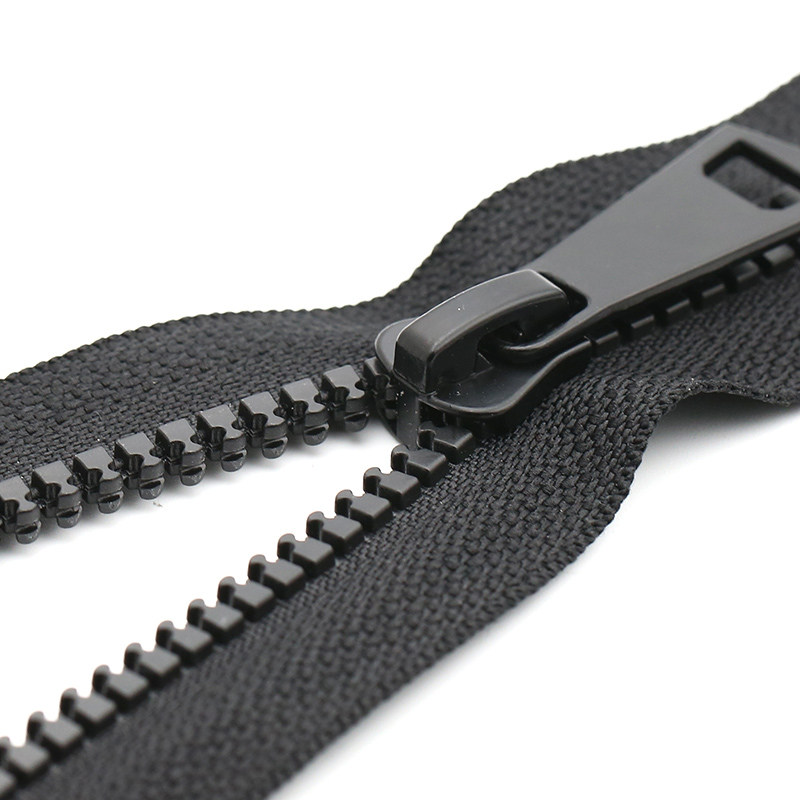 5号8号15号树脂长拉链粗齿黑大头