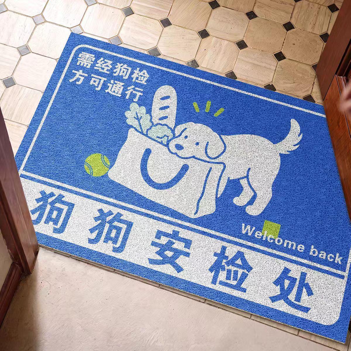 现代丝圈地垫进门入户门玄关脚垫