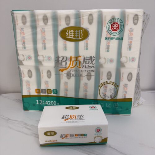 维邦超质感5层抽纸12包