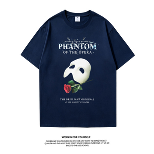 MusicalIcons悲惨世界猫音乐剧世界纯棉小众美式短袖情侣装T恤男