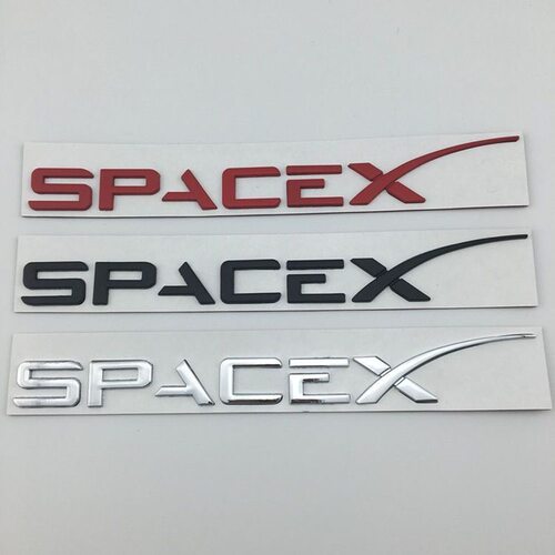 适用特斯拉MODELYmodel3黑化SPACEX个性装饰改装后尾字3D立体标贴