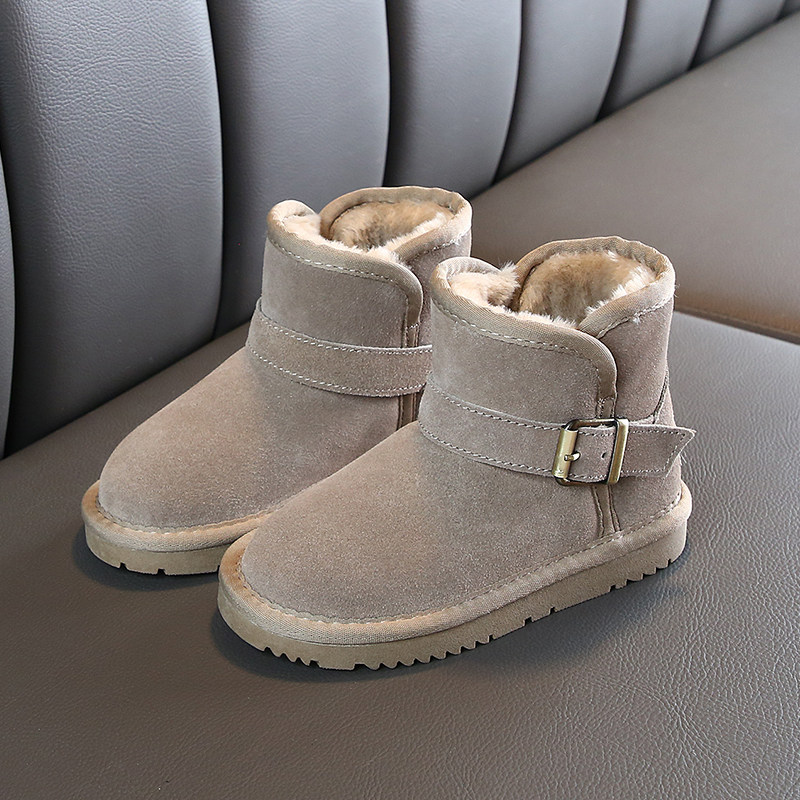 反季清仓时尚儿童雪地靴女真皮男女棉鞋中小大童宝宝鞋加厚防滑冬,童鞋/婴儿鞋/亲子鞋,雪地靴,淘宝优惠券,粉丝福利购,淘宝优惠卷