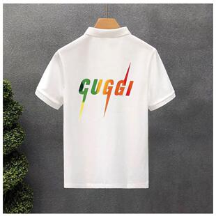 潮牌翻领t恤2025夏季 男短袖 新款 男士 流行修身 高端痞帅半袖 polo衫