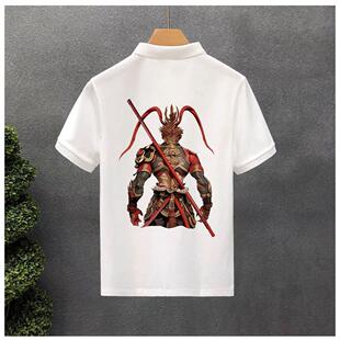 潮牌翻领t恤2025夏季 男短袖 新款 男士 流行修身 高端痞帅半袖 polo衫