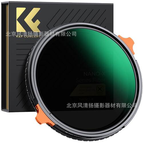 K&F Concept卓尔ND4-64+CPL偏振镜片可调减光镜二合一可变nd滤镜