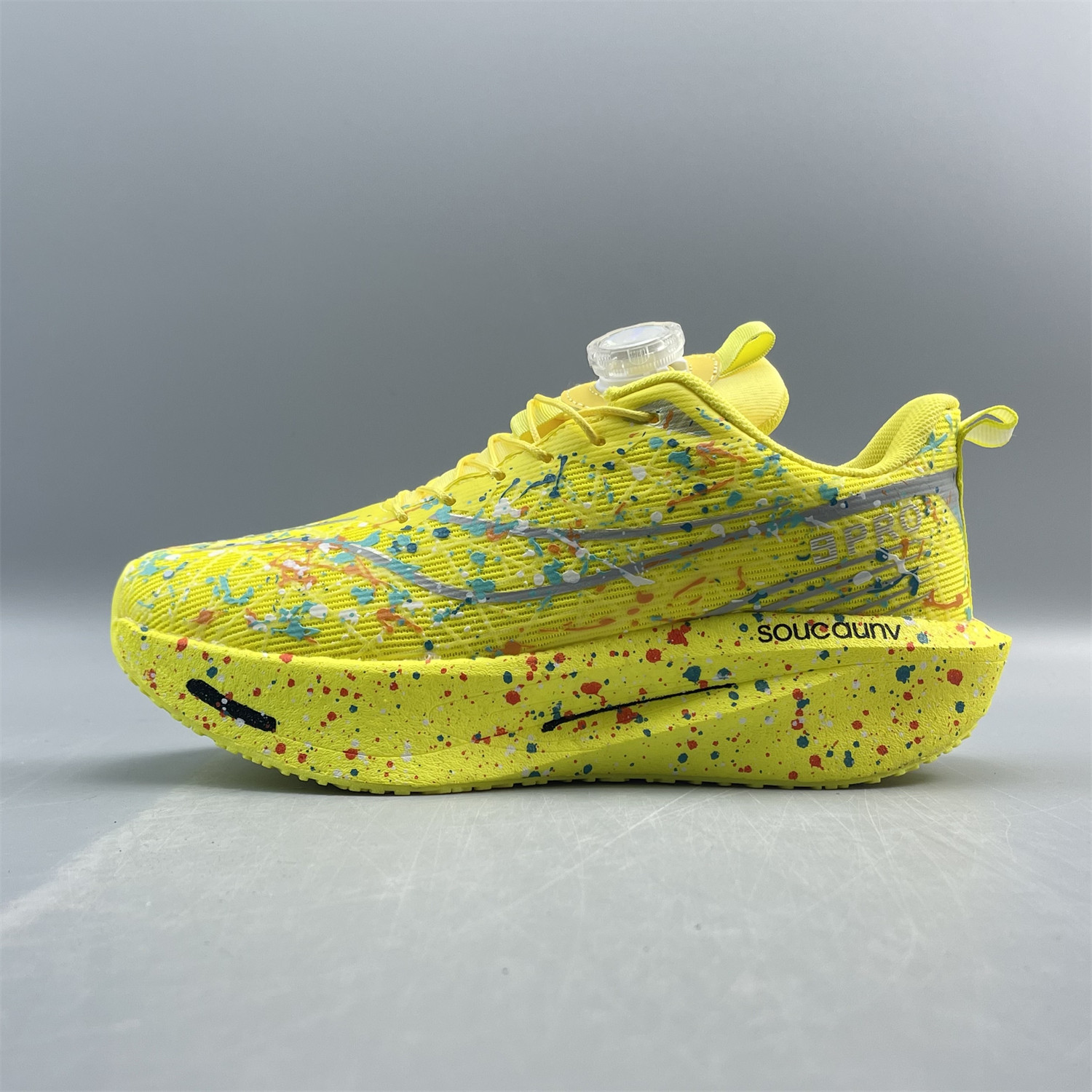 男鞋休闲运动鞋马拉松跑步鞋爆米花轻便舒适底免系断款学生鞋捡漏