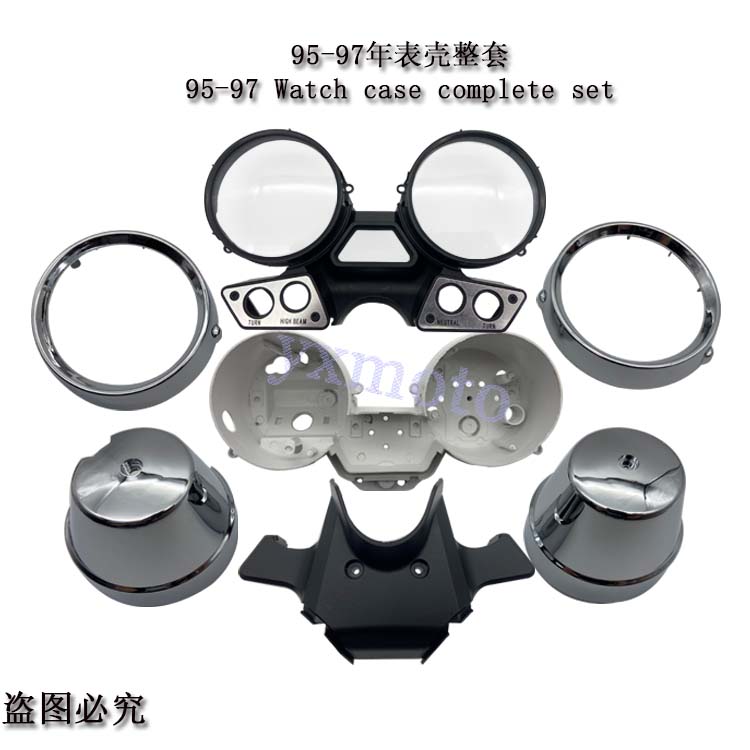 XJR400 95-97年 仪表 码表 米表套壳 表面内胆三角壳下表碗上镀圈