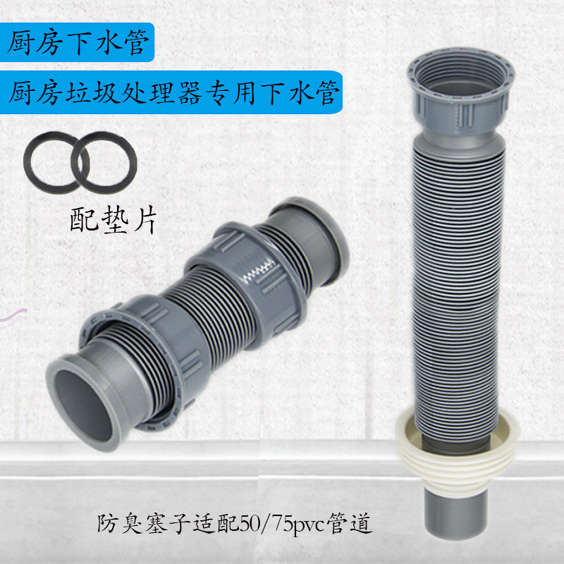 垃圾处理器专用菜盆单食物下水管