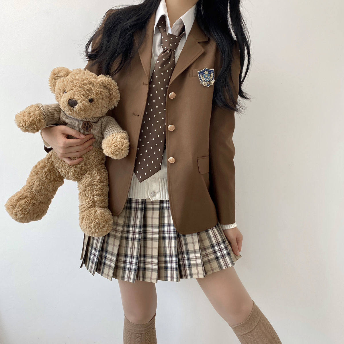 校供西装外套三粒扣西服JK制服西式制服英伦学院风休闲小个子上衣