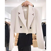 小个子短款 西装 外套女气质春秋高级感休闲设计感小西服女上衣