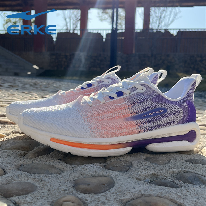 鸿星尔克跑步鞋秋季透气男鞋轻便休闲鞋减震网面运动鞋男款鞋子男