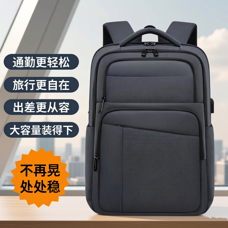 商务男士双肩包笔记本电脑包