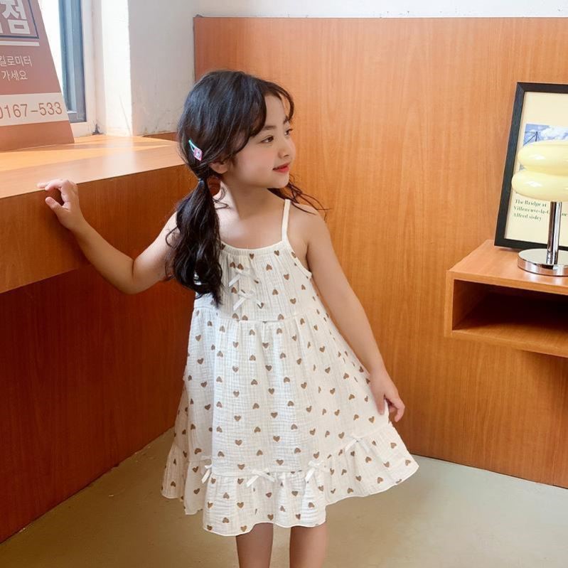 儿童睡裙夏季纯棉短袖小