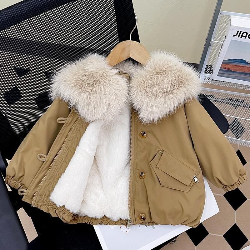 女童派克服冬装2025冬季