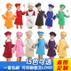 儿童厨师服防污学生画画罩衣烘焙围裙套袖 绣logo 厨师帽可定制