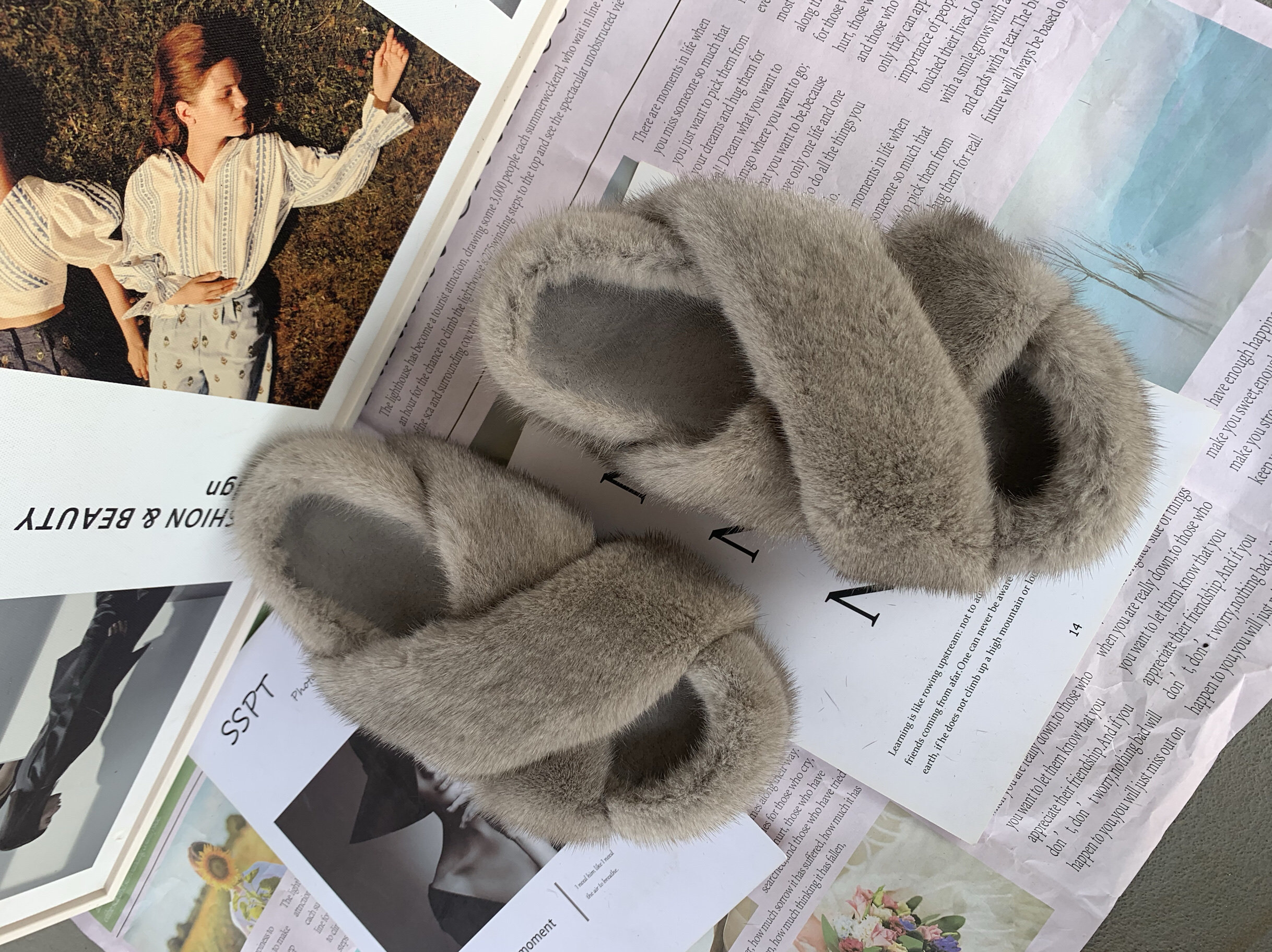 钊钊家银蓝2024新款外包交叉沙发款厚底外穿时尚慵懒风女鞋,女鞋,一字拖,淘宝优惠券,粉丝福利购,淘宝优惠卷